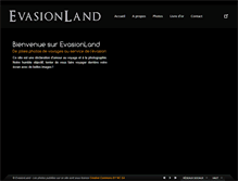 Tablet Screenshot of evasionland.com